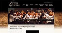 Desktop Screenshot of esyorchestras.org